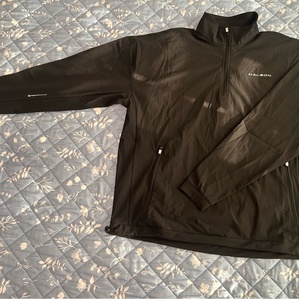 Mason Black Windbreaker Jacket for Men
